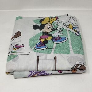 VTG ‘80’s Walt Disney Mickey Mouse & Friends Sports Pacific Twin Flat Sheet